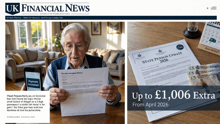 State Pension Boost 2026: Older Pensioners Could Get Up to £1,006 Extra From April